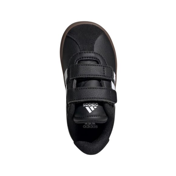 Adidas Kid's Unisex VL Court 3.0 CF I Leather Sneaker Black - Picture 6 of 6